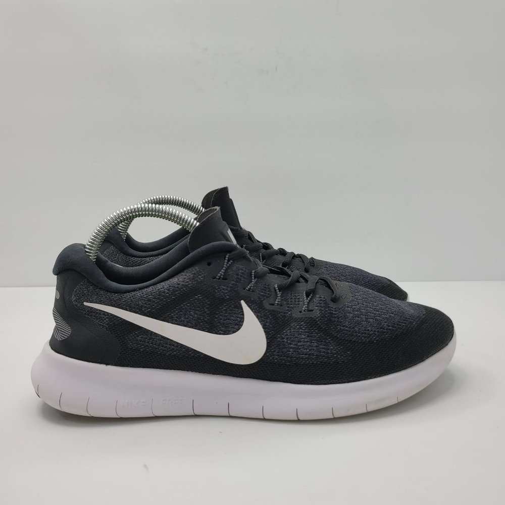 Nike Free RN Women's Running Shoes Black White 880839-001 US Size 9.5